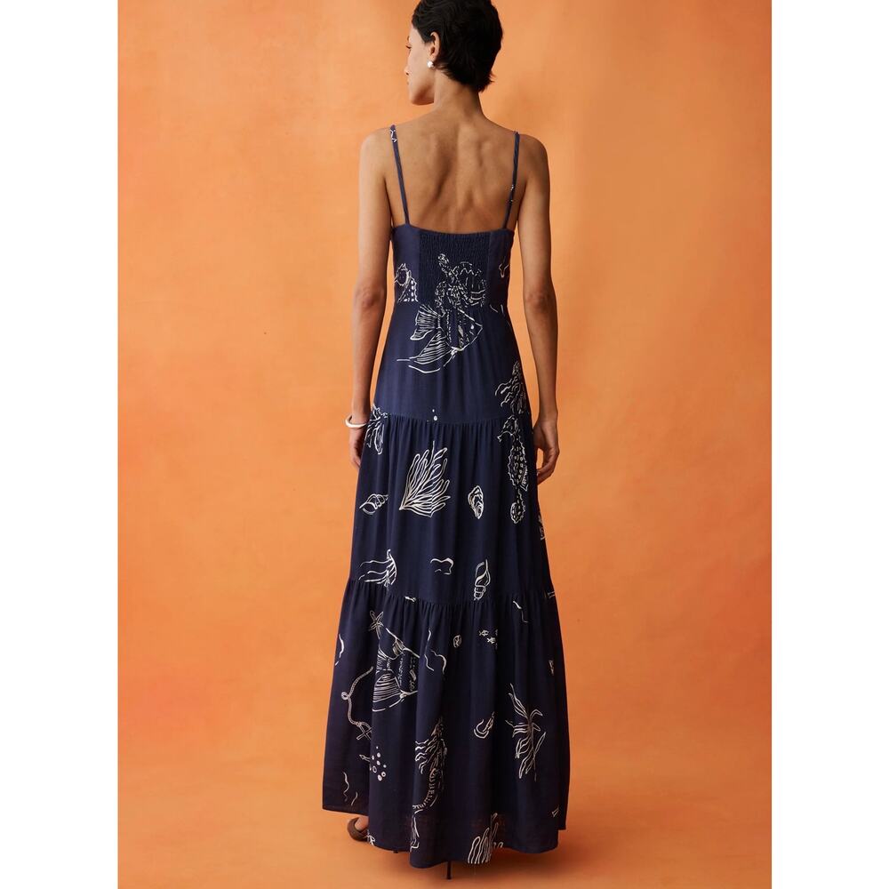 New few Moda ANAYA blue Zali Dress size 10 $245 - Picture 3 of 8
